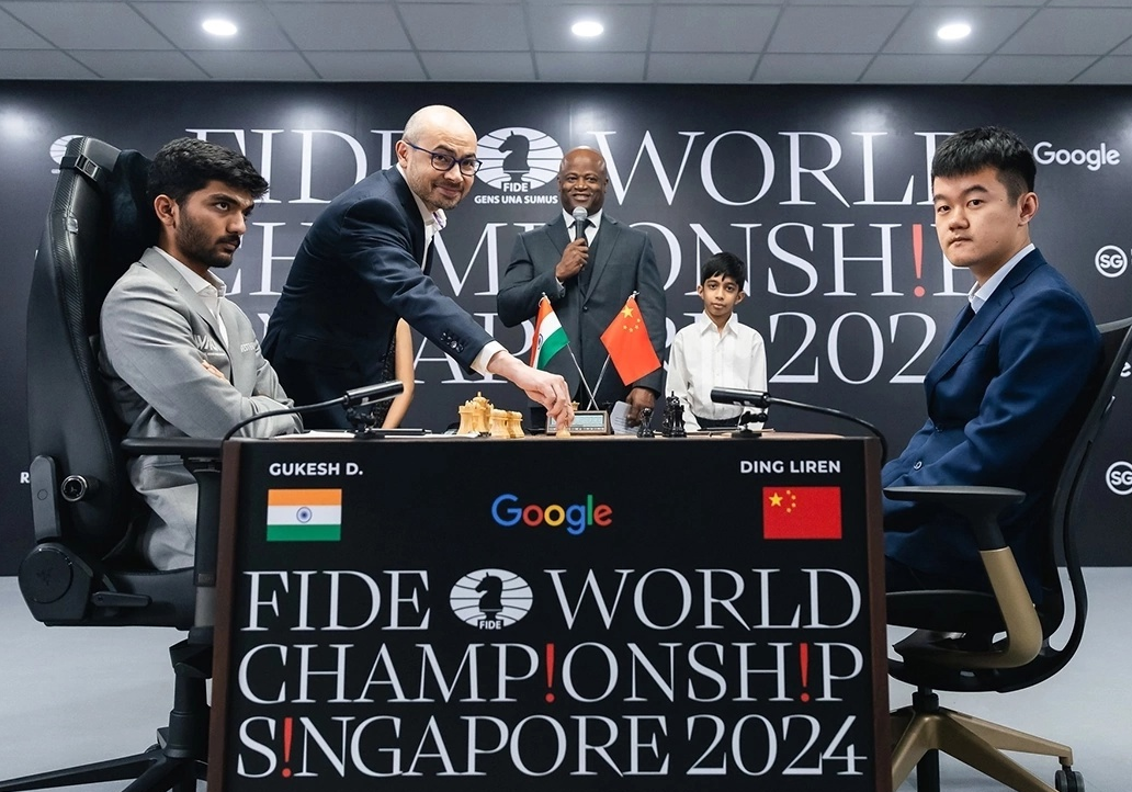 В Сингапуре стартовал матч за звание чемпиона мира по шахматам. Фото: соцсети