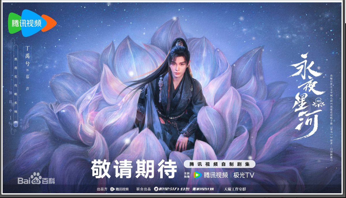 Постер к дораме Млечный путь среди вечной ночи. Снимое с экрана монитора.