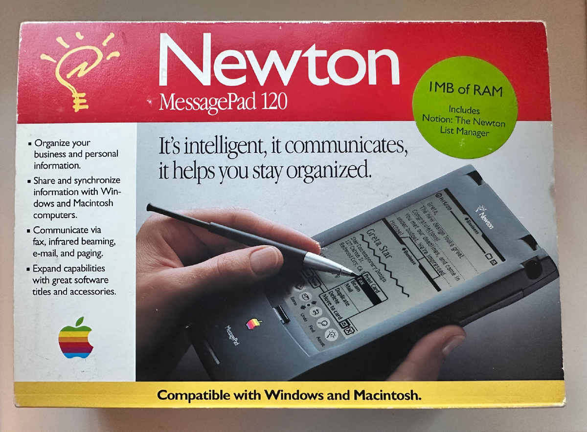Newton MessagePad 120 box new