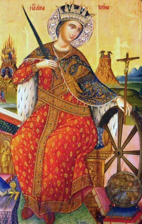 Святая Екатерина, синайская икона