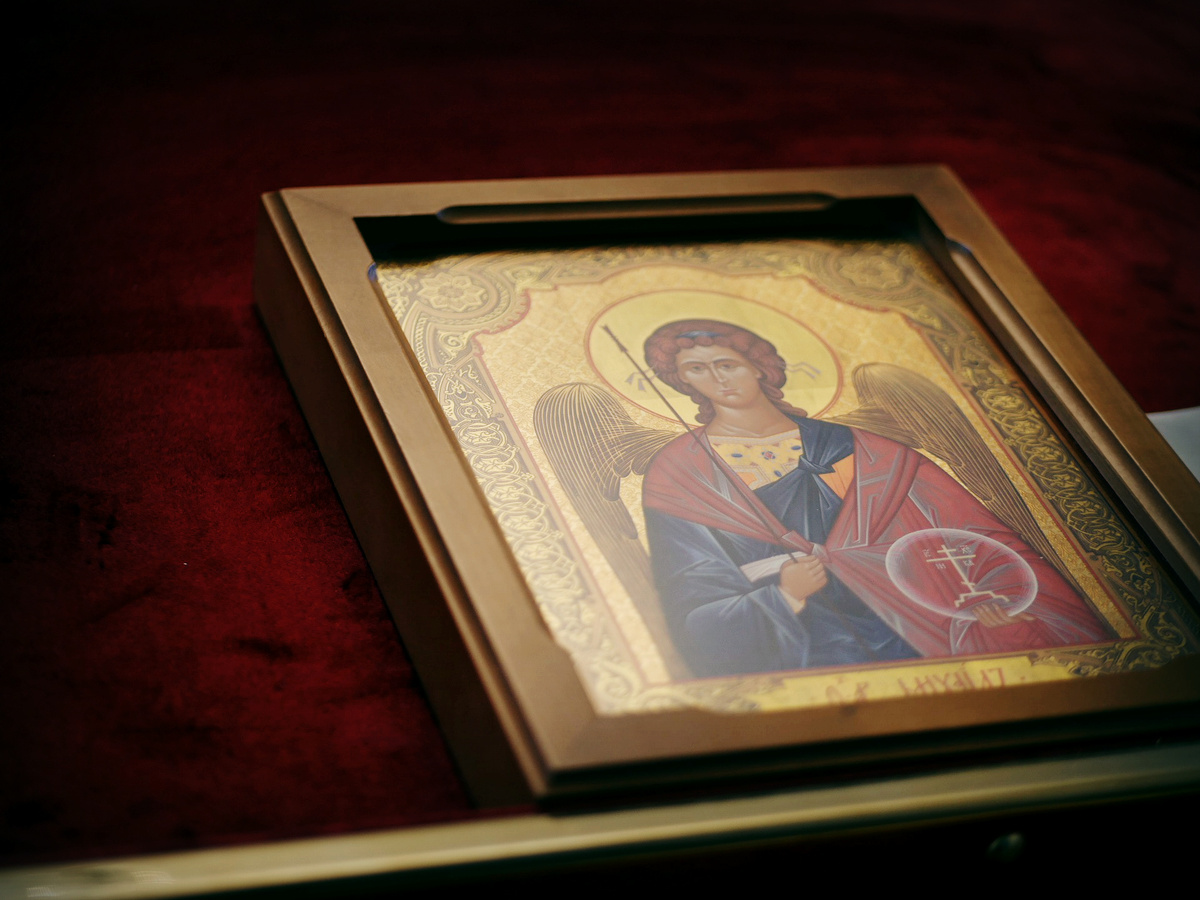 Икона Святого архистратига Михаила в качинском храме  апостола Андрея Первозванного.
