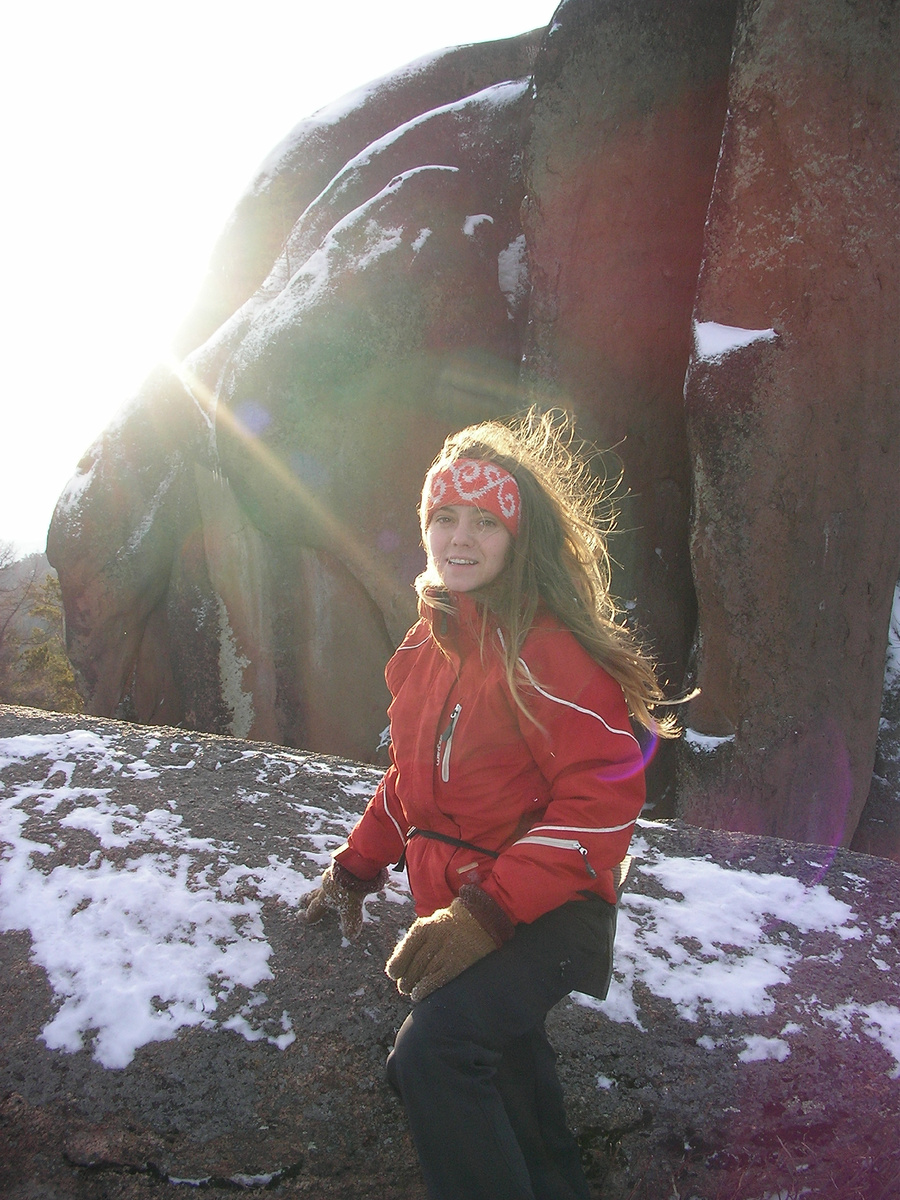 Осознаная прогулка. Красноярские столбы. Одно из моих самых любимых мест на Земле. Крутые перчатки у меня да?