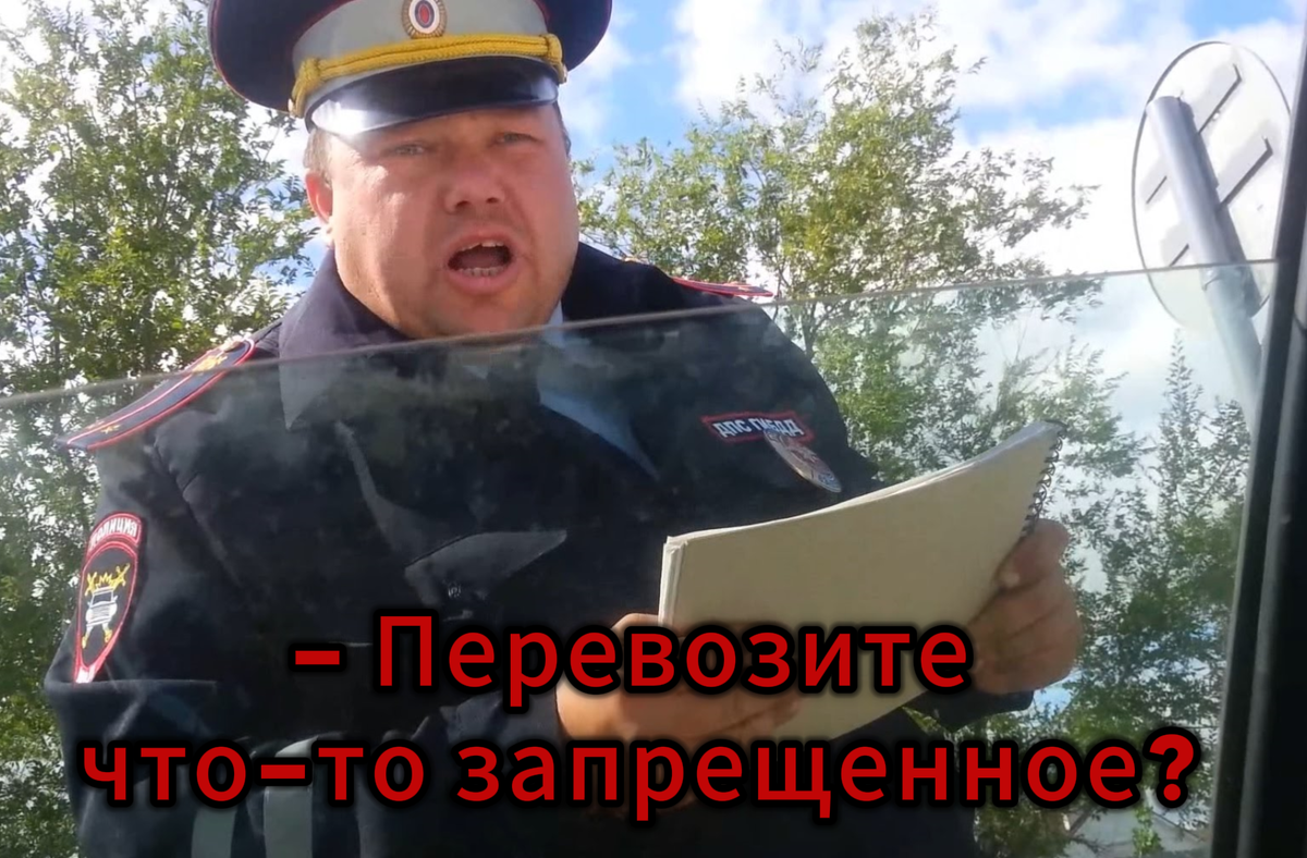 Обычная проверка документов, сейчас посмотрят и отпустят