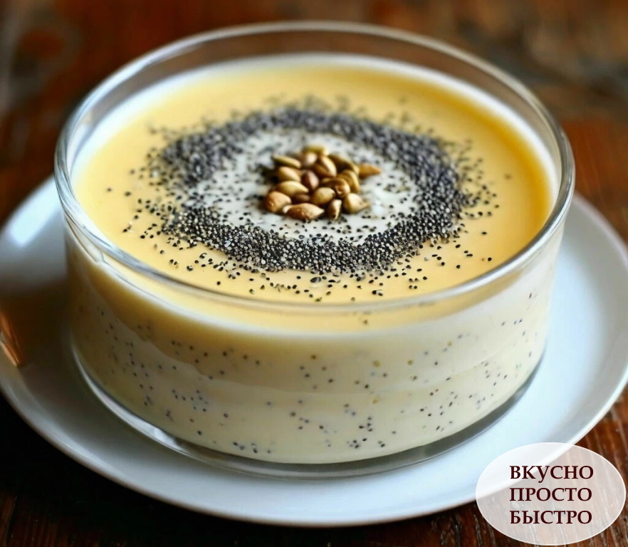 Заварной крем с маком - рецепт на канале Вкусно Просто Быстро