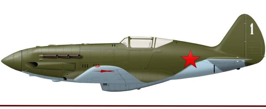 МиГ-3 из 28-го ИАП, оставленный из-за неисправностей на аэродроме Цунев, (художник Александр Казаков)