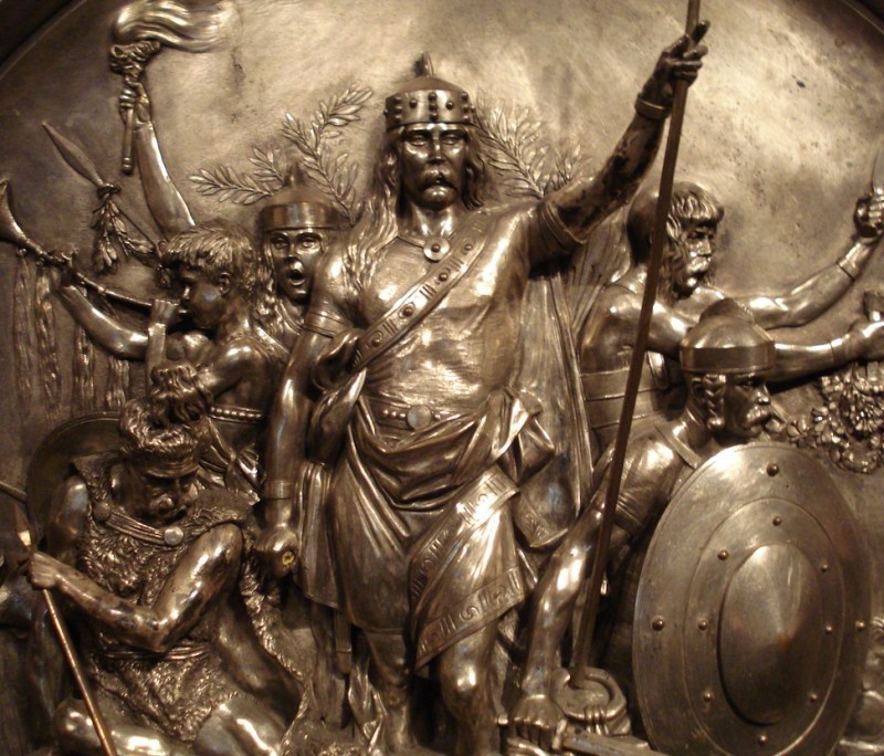 Меровей в роли "победителя Атиллы".