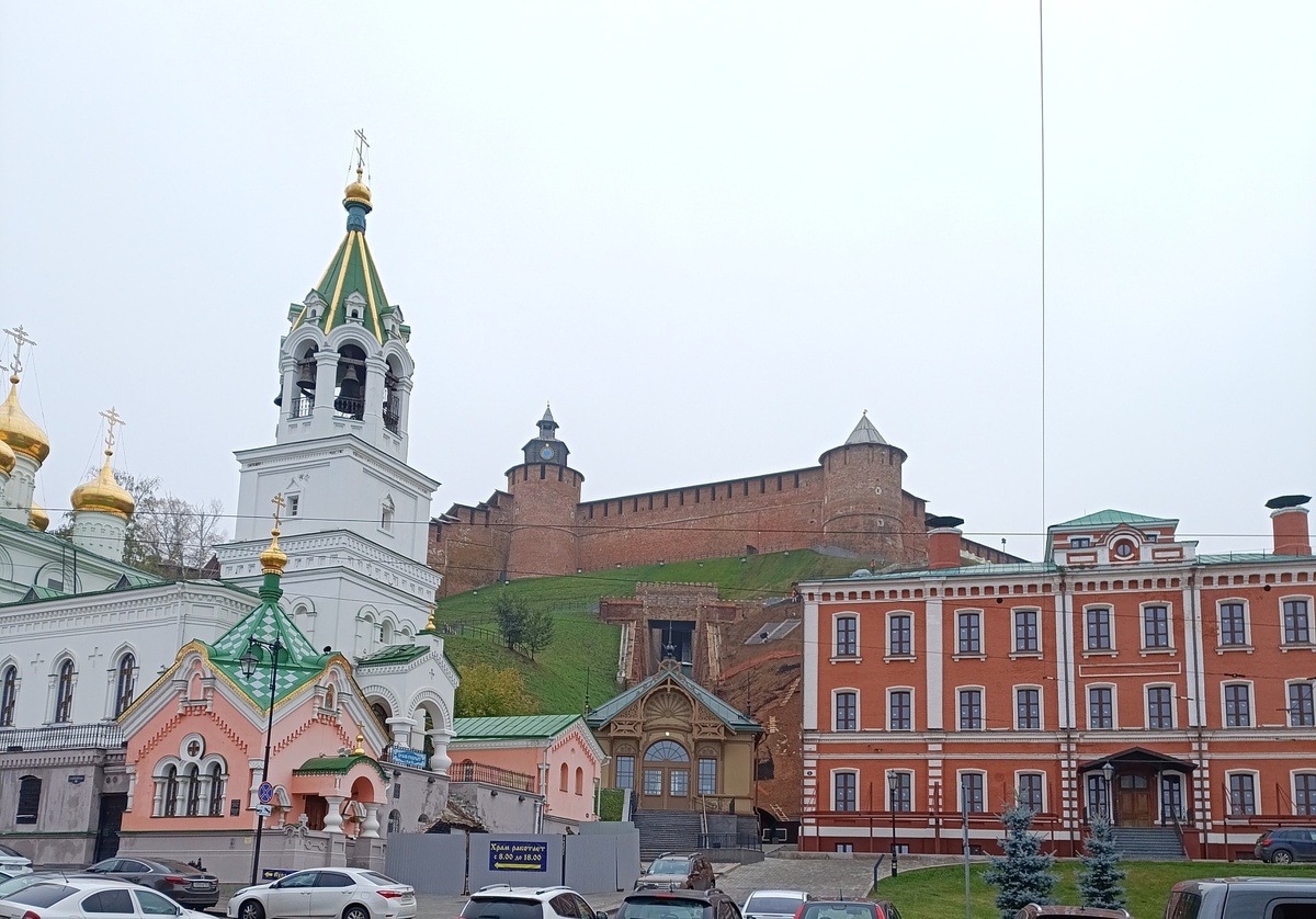 Нижняя станция фуникулёрна на площади Народного единства, Нижний Новгород