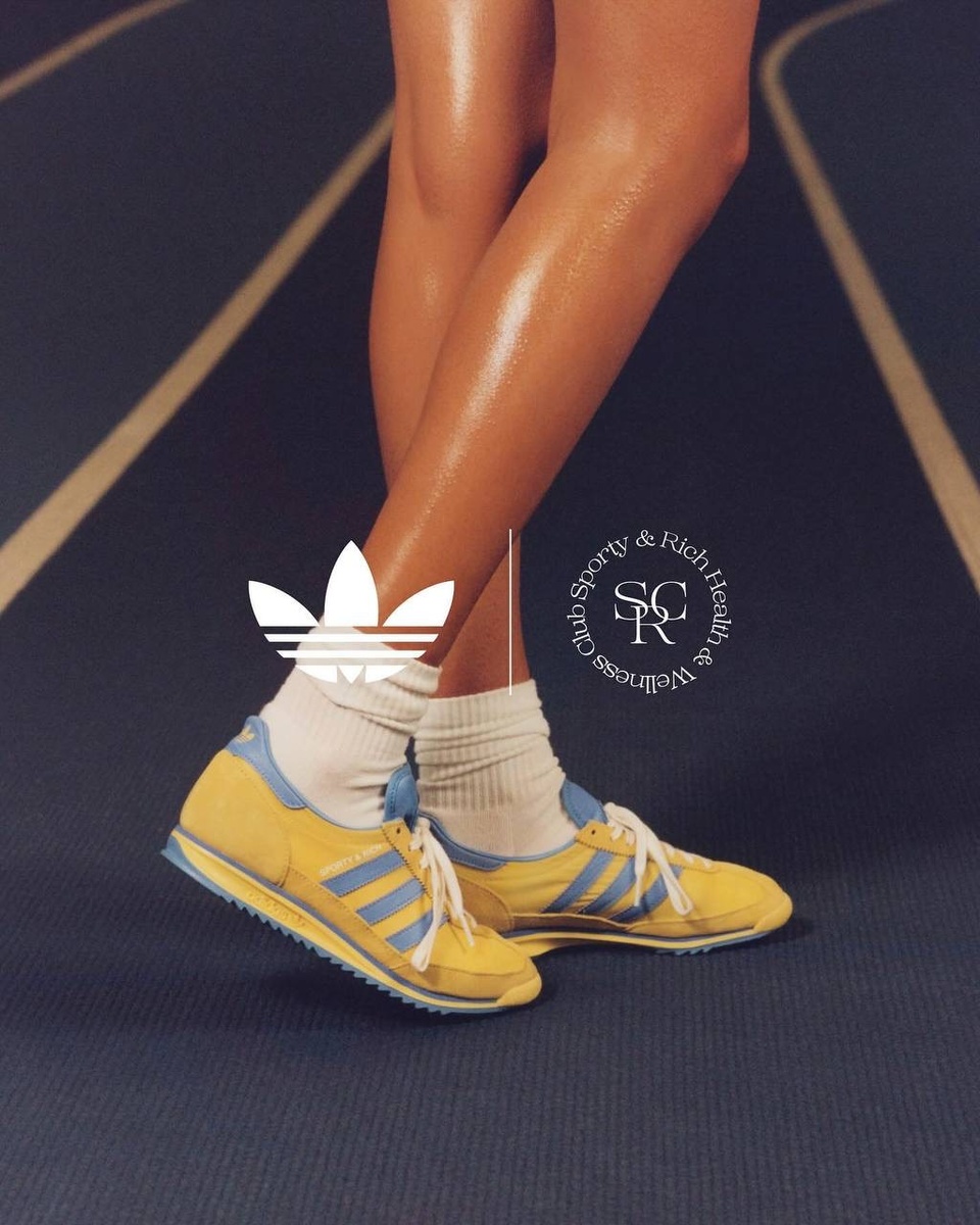 Adidas и Sporty & Rich представили совместную коллекцию с обновлённой моделью SL 72   