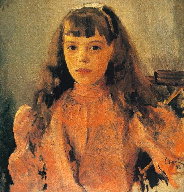 Валентин Серов. Портрет великой княжны Ольги Александровны в детстве. 1893.