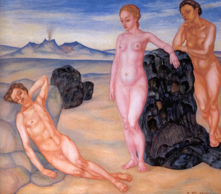 Кузьма Петров-Водкин. «Сон», 1910 год, Государственный Русский музей, Санкт-Петербург © Public domain