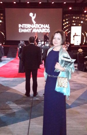 На гала-вечере церемонии закрытия International Emmy Award, Нью-Йорк, ноябрь, 2016