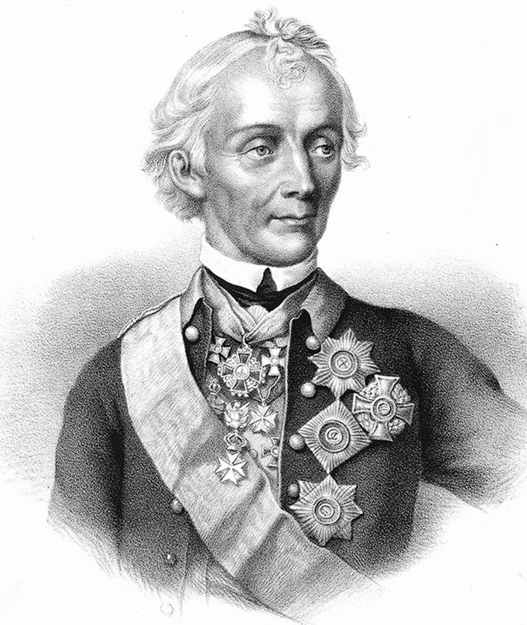 Выпускник Первого кадетского корпуса генералиссимус Александр Васильевич Суворов