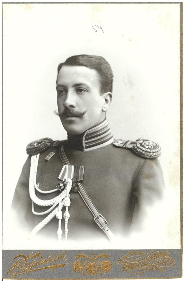 Выпускник Первого кадетского корпуса поручик Александр Александрович Ветлиц