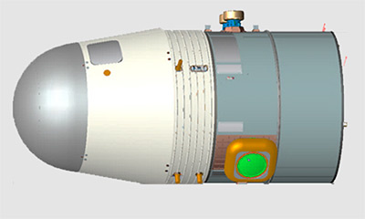 Компьютерная 3D-модель «Шицзянь-19». Credit: Gunter Space.