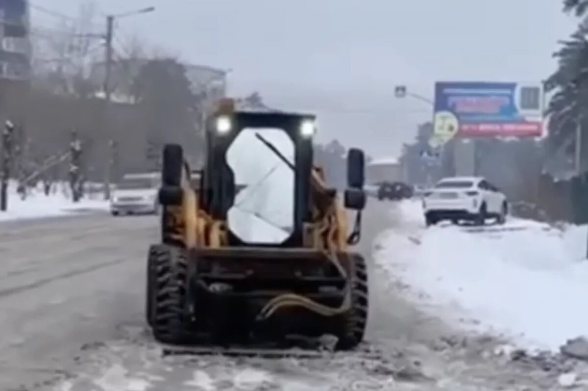    Технику для уборки улиц запатентовали в Чите — она не имеет аналогов в мире