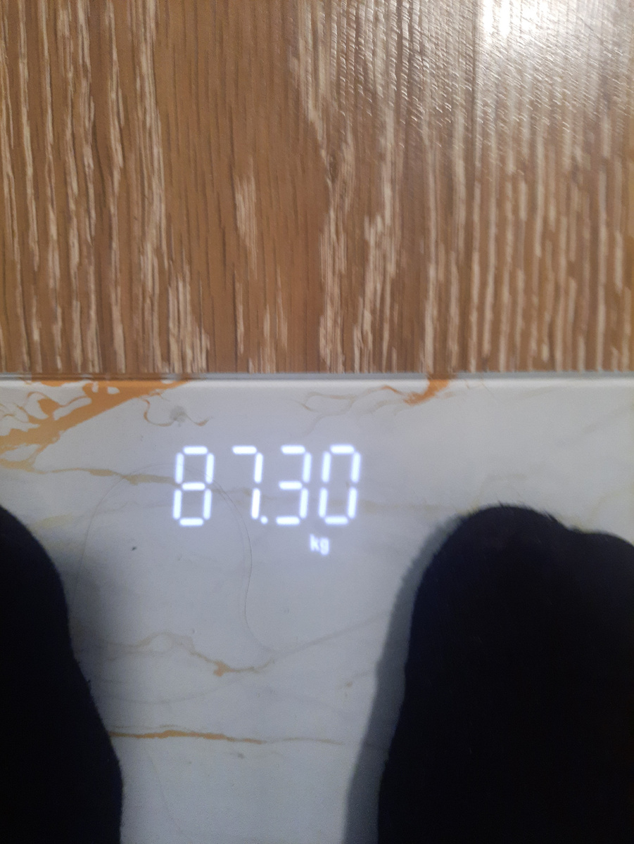 Мой вес.Фото автора.