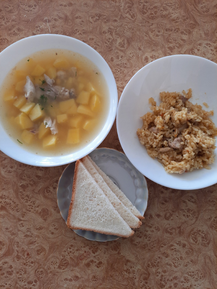 Фото автора.Мой обед.