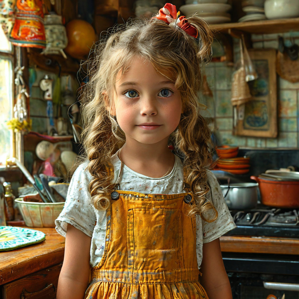 девочка и работа по дому - Шедеврум.