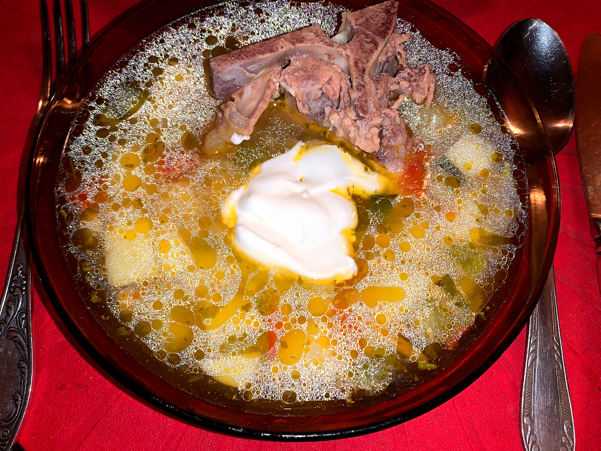 Рассольник из нашей заготовки