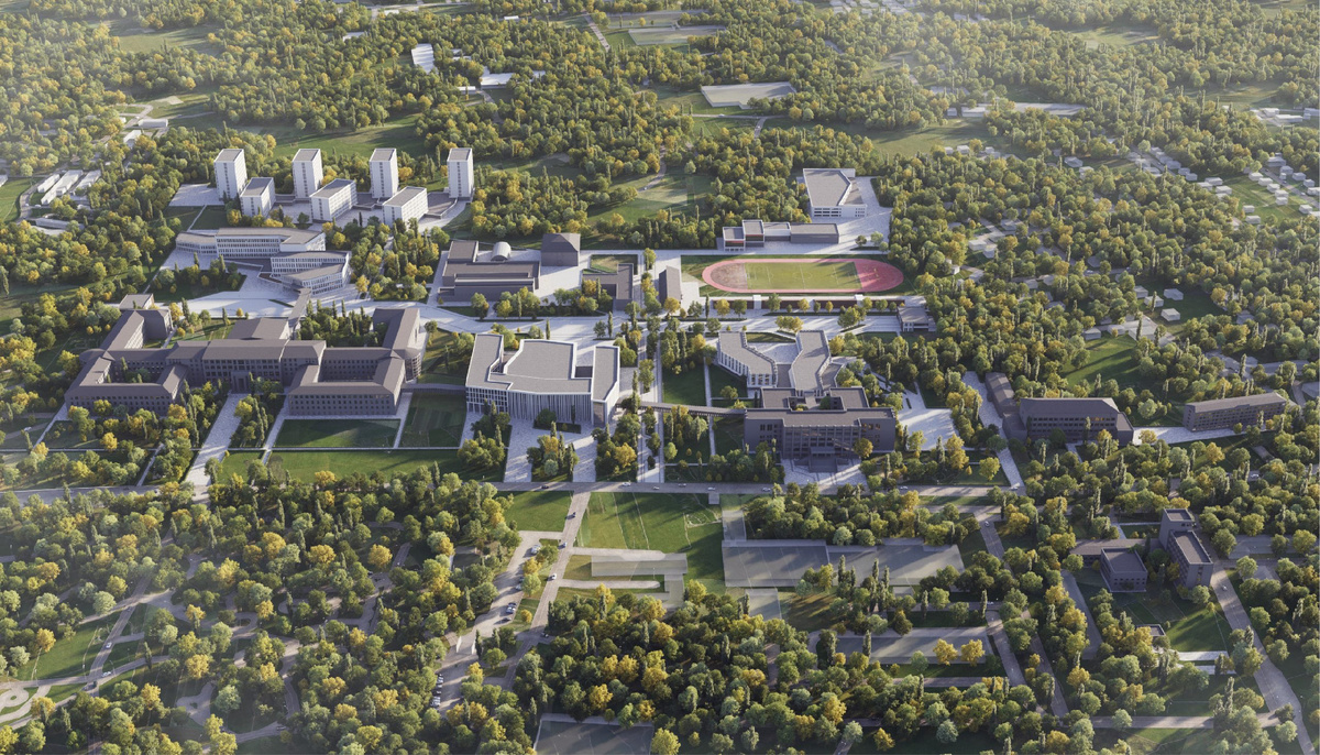 Проект по созданию межвузовского кампуса в Хабаровске Фото: прокампус.рф