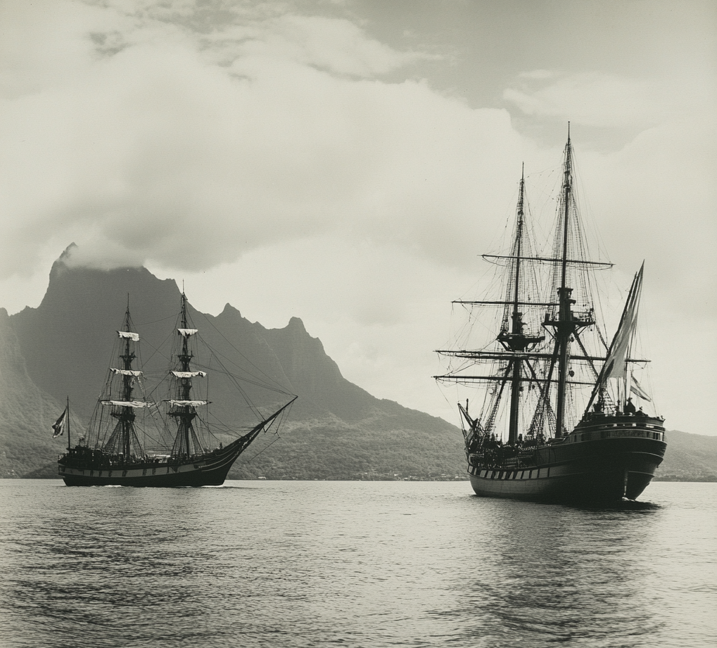 Корабли «Резолюшн» и «Дискавери» (реконструкция)