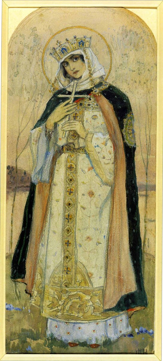 Святая равноапостальная княгиня Ольга. Михаил Нестеров.1892