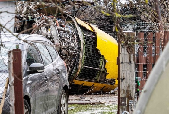    Обломки разбившегося грузового самолета Boeing 737 авиакомпании Swift Air EC-MFE
