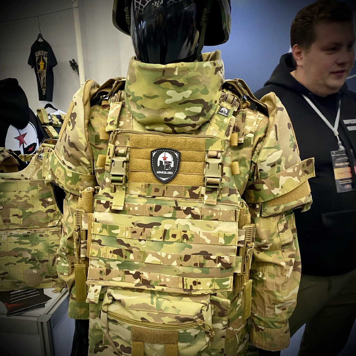 Защита шеи от компании «ARMEDLORD» на выставке «Воин Экспо 2024» 🇷🇺