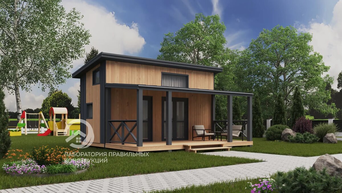 Модульный дом по скандинавской технологии