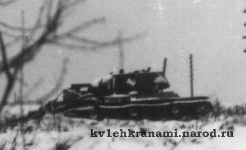 Танк КВ-1 производства ЛКЗ с "упрощенной" башней завода №371