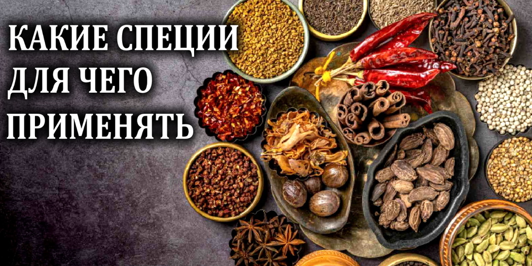 Какие специи для каких блюд подходят