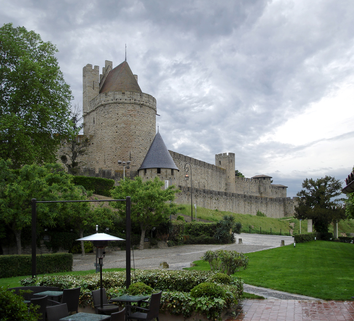Сите Каркассон. Лангедок-Руссильон. Франция. Фото автора.