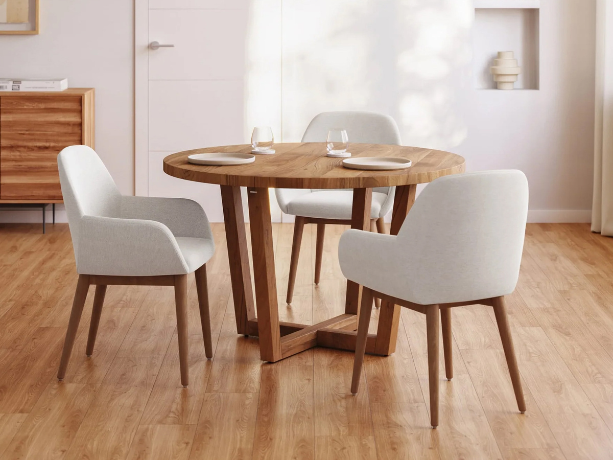 Стулья Konna с ножками из массива ясеня (код товара 344544)