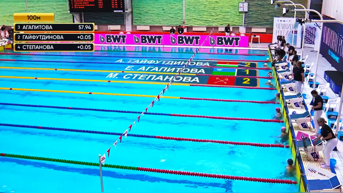    Югорчанка Елизавета Агапитова стала чемпионкой России по плаванию на короткой воде