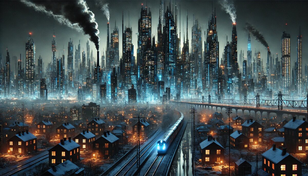 Антропия 2143: Погружение в мир сеттинга детективного шедевра с ChatGPT