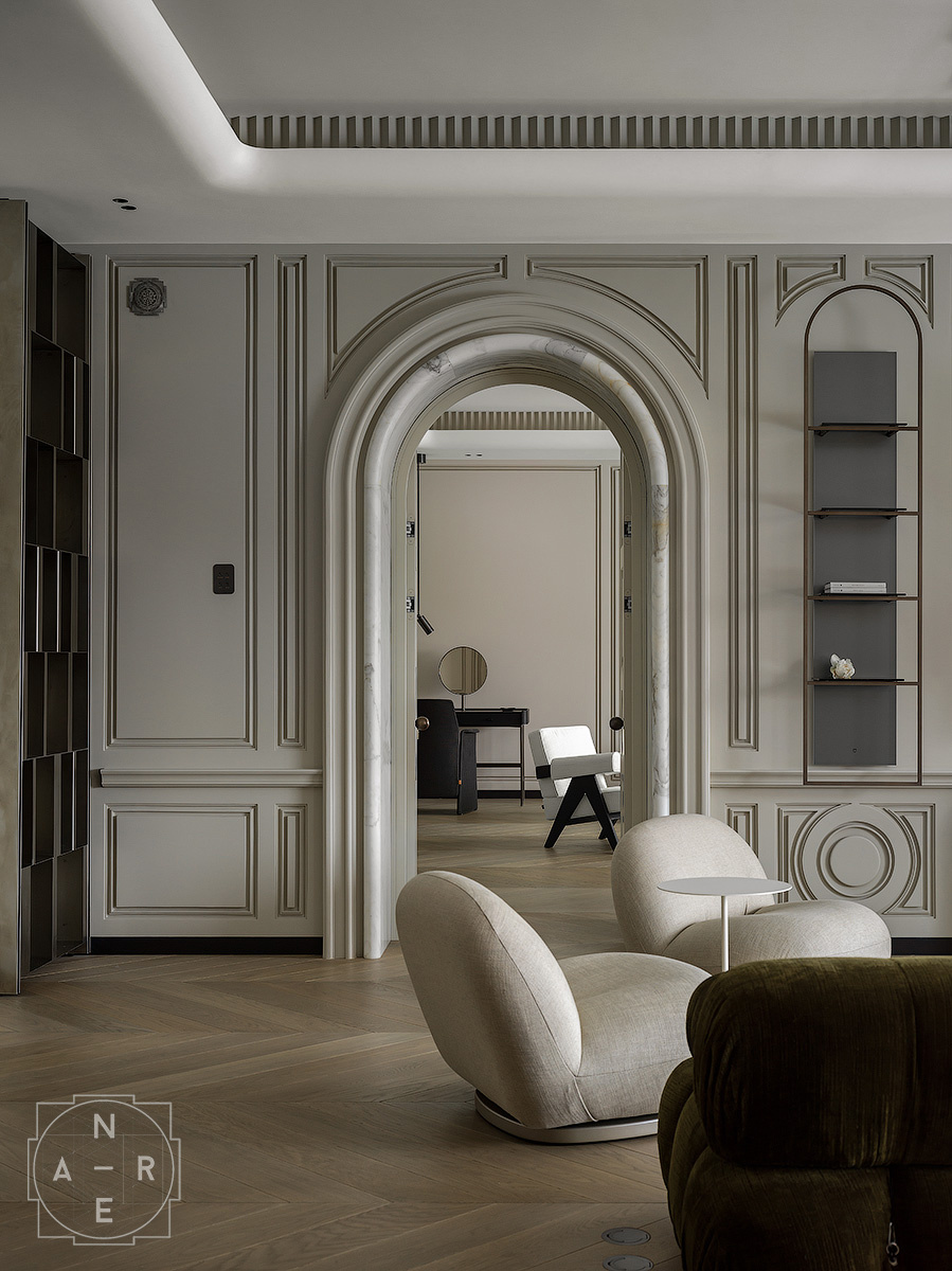 “Проекты “Blue Queen” и “Penthouse”. 2023 г. Anre Architects”.