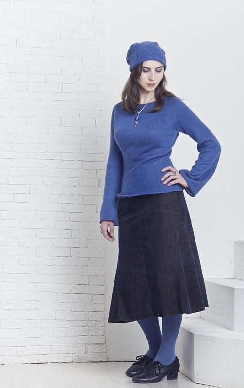 синий чулок, однако.