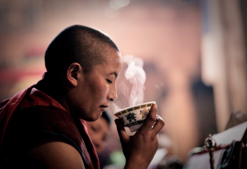 Чашка горячего чая — в ней есть всё для полноценной практики присутствия...