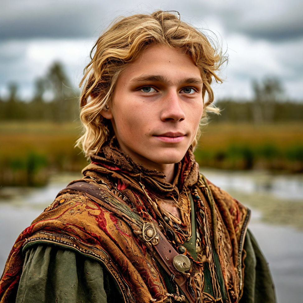 Герой повествования с охранительным (для защиты от злых духов, сглаза и болезней) прозванием Некрас; настоящее имя он, как и полагается, скрывает, а есть ещё крестильное… Он сызмльства мечтает узнать, что там за Дальними Лесами.