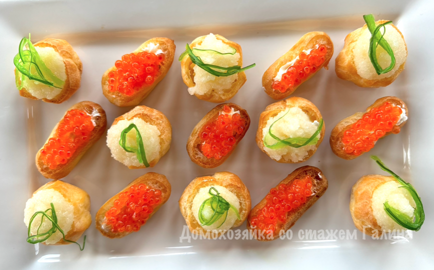 Ваши любимые профитроли: идеальная основа для закусок к Новому году