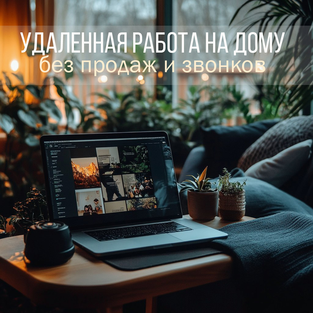 удаленная работа без звонков и продаж 