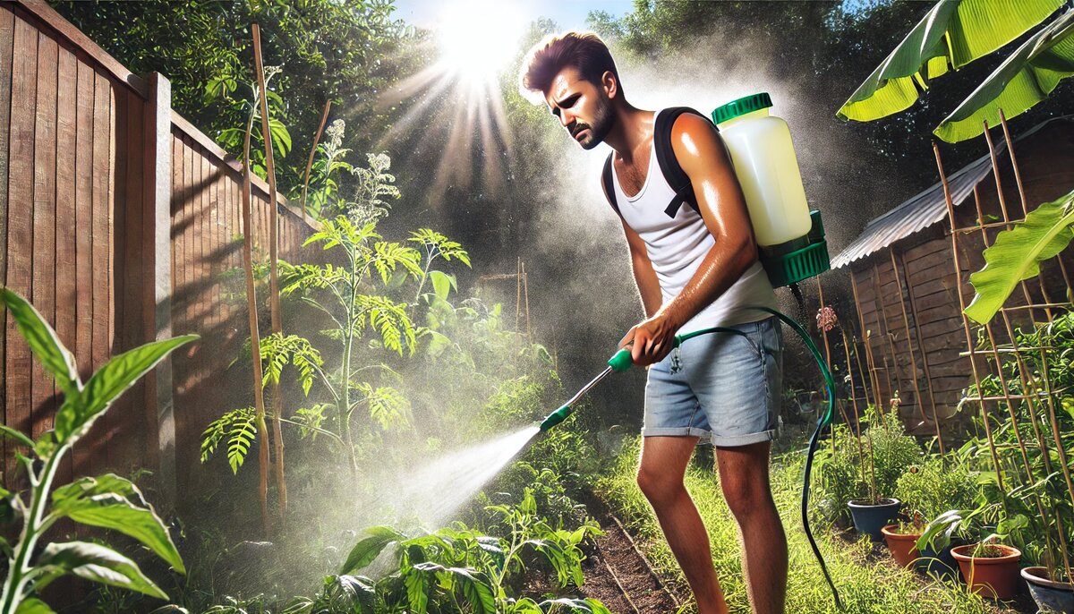 Опрыскивание в жару: препарат не успевает подействовать