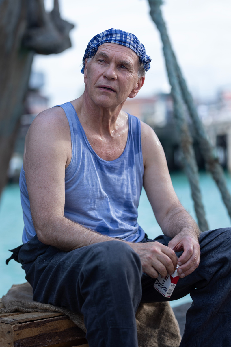 Алексей Гуськов в роли Кротова на съемочной площадке «Противостояния»