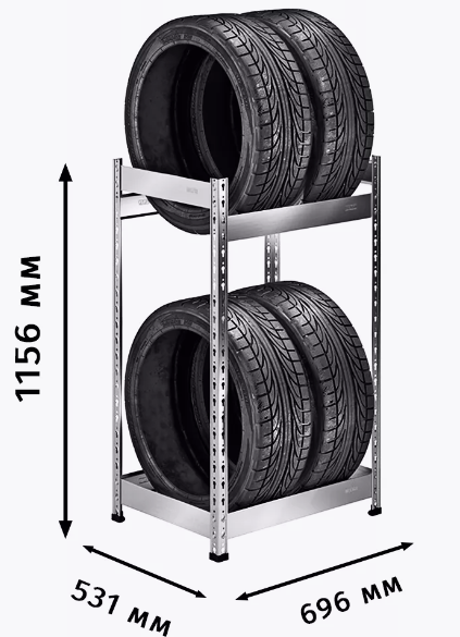 Стеллаж "складского" типа