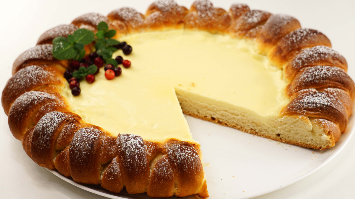 Большая ватрушка для всей семьи. ( дзен канал "Рецепты и Советы)