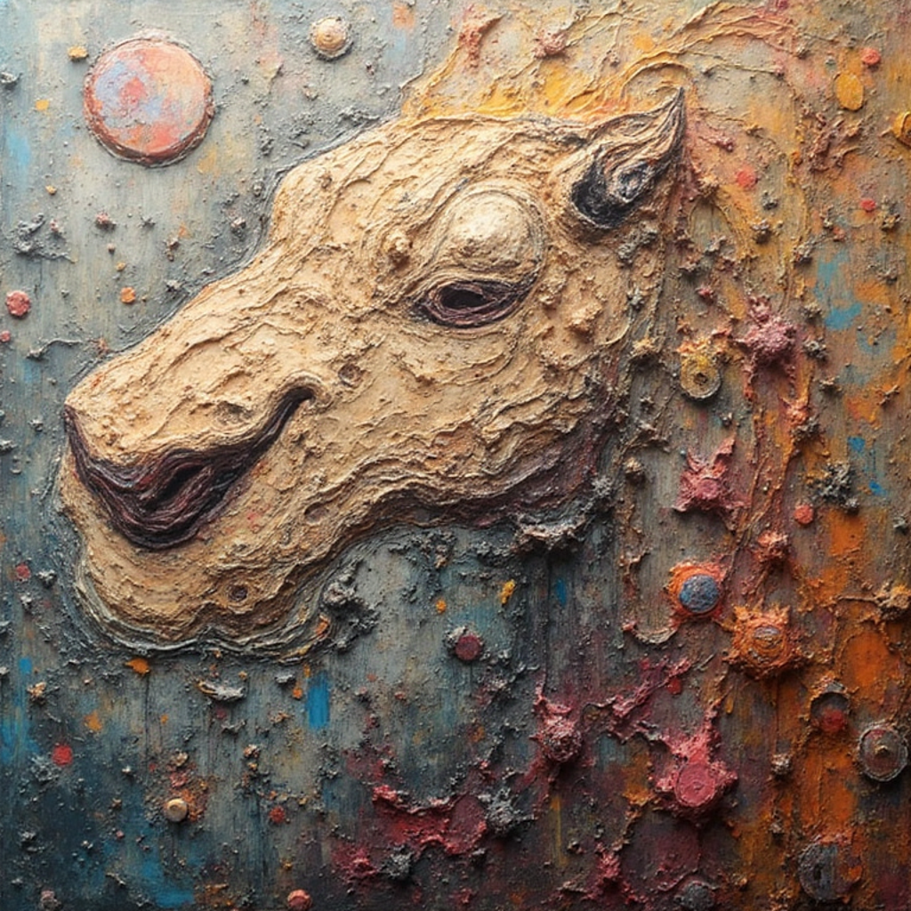 Пример картины в технике "импасто".