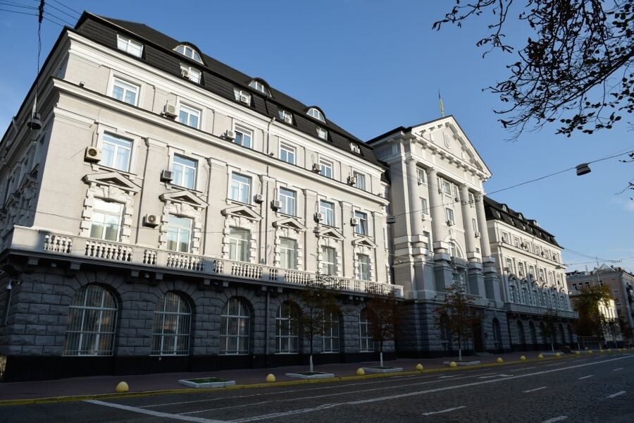    Здание Службы бе­зо­пас­нос­ти Украины в Киеве / Источник: © Стрингер/РИА Новости