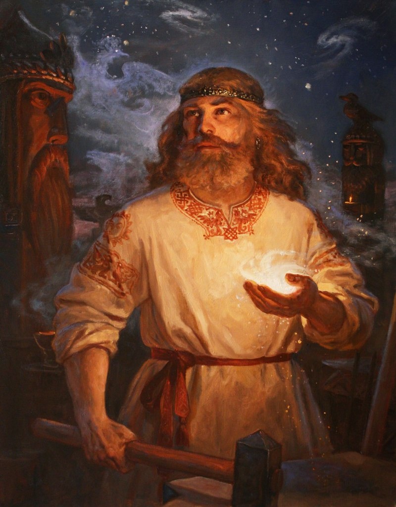 Славянский Бог Сварог. Художник Андрей Шишкин
