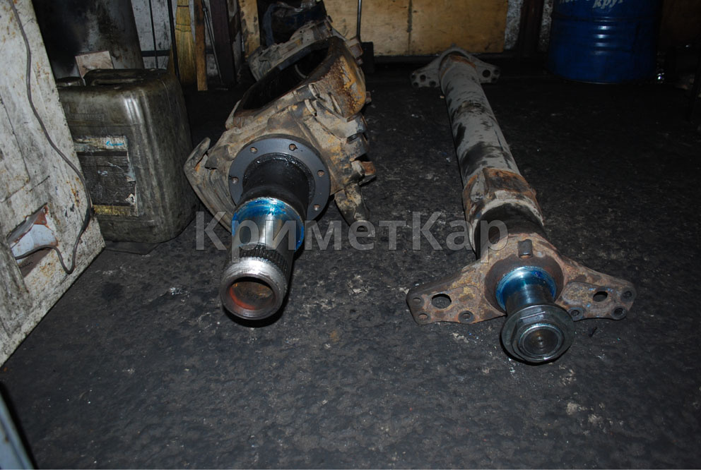 Восстановление оси прицепа