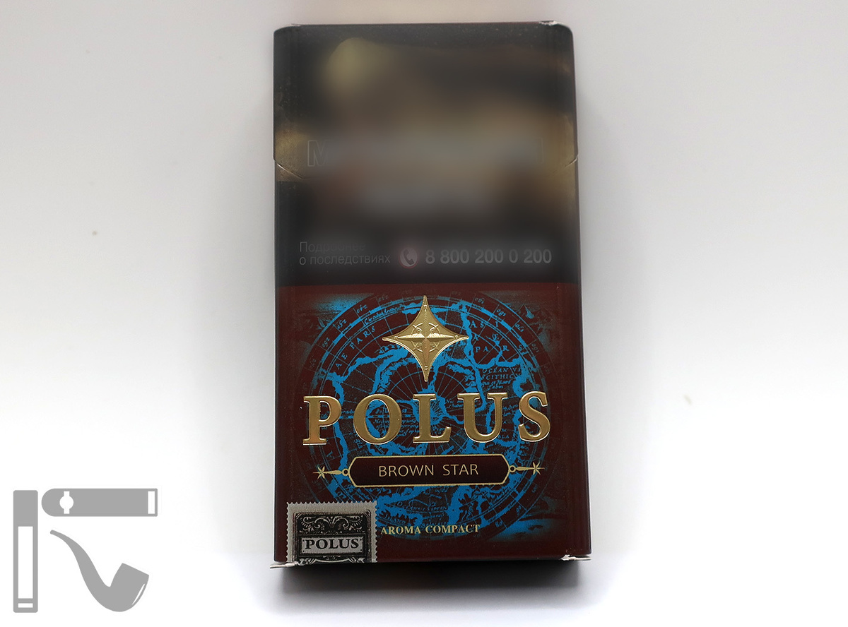 Сигареты Polus Brown Star. Фото: © канал "Уголок Курильщика"